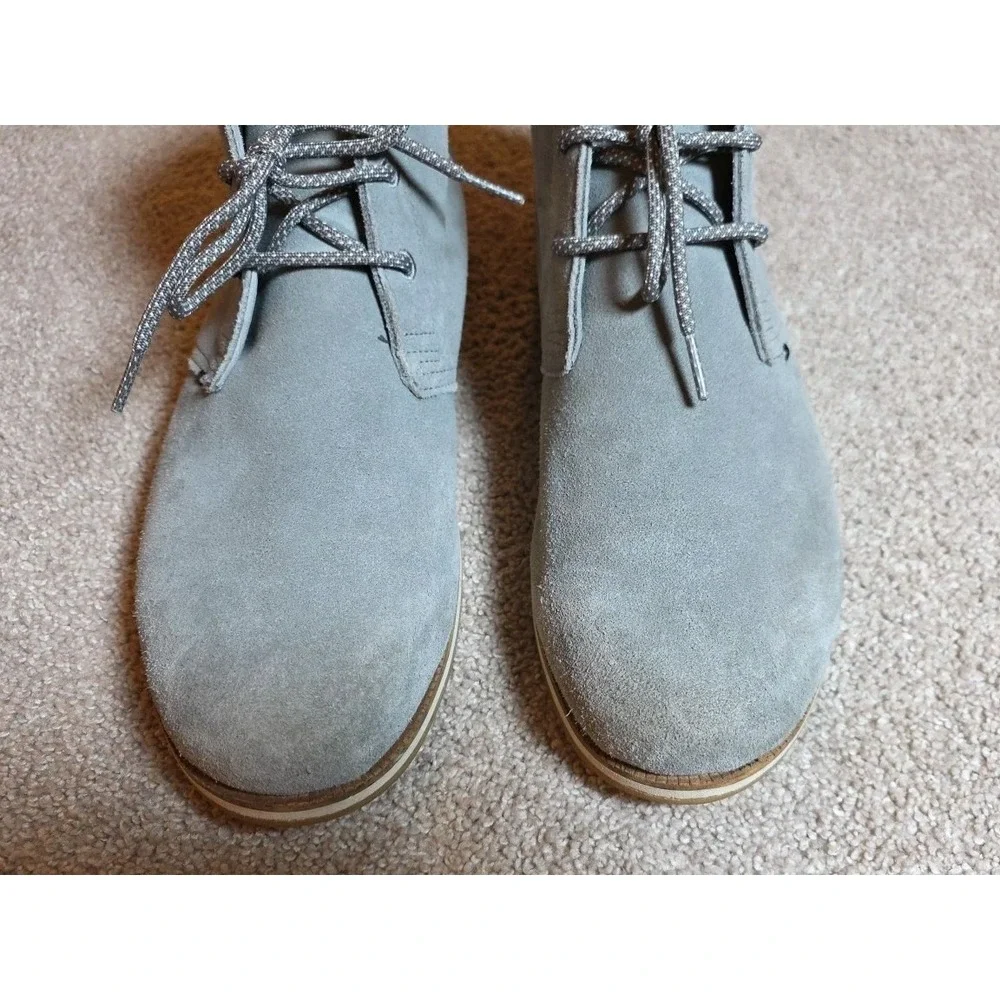 Hari Mari Mens Adobe Mens Chukka Boots Size 13 Gray Suede Motocyle Work Shoes‎